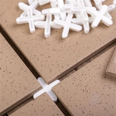 Keramisk Tile Locator Brugt Ved Materialet Sammenligning
